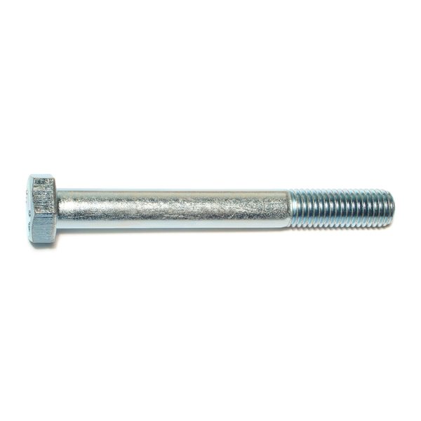 Midwest Fastener Class 8.8, M14-2.00 Hex Head Cap Screw, Zinc Plated Steel, 120 mm L, 10 PK 50504